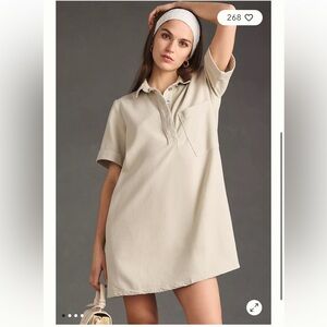 Pilcro Denim Utility Shirt Dress XS